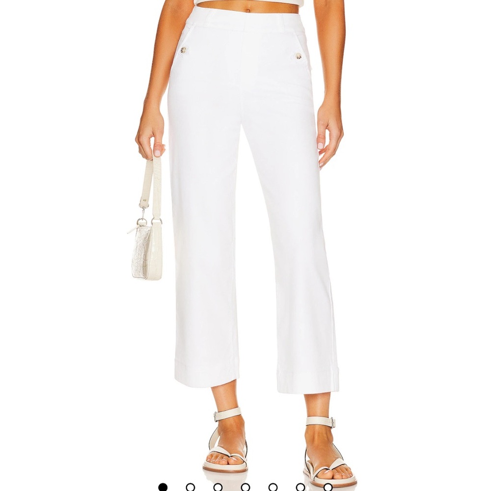 SPANX White Wide-Leg Pants